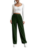 Innoventor Women's High-Waist Summer Track Pants | Casual Trouser for Comfort and Style